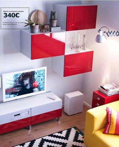 Meubles Besta Position Murale Ikea Elegant Salon Avec Meuble Tv Avec