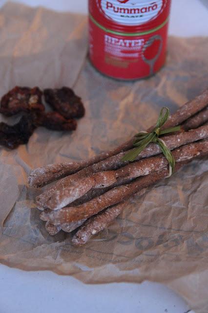 Gressins tomate-piment spécial récup