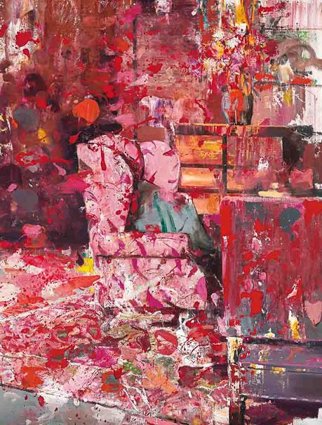 adrian-ghenie,painting,2018,jungles-in-paris,ropac,christies,auction