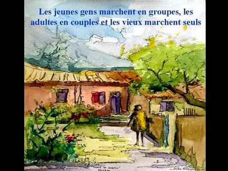 Divers - Vieillir.... sur fonds d'aquarelle