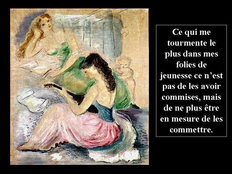 Divers - Vieillir.... sur fonds d'aquarelle