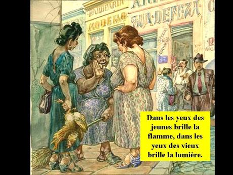 Divers - Vieillir.... sur fonds d'aquarelle