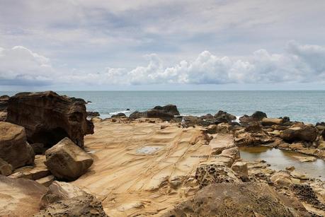 Jialeshiu plage kenting océan rochers de la mer