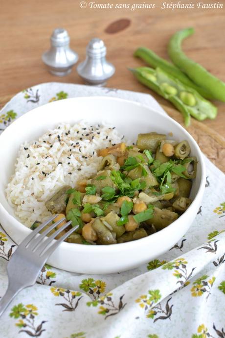 Ragoût de fèves et de pois chiches {zéro déchet} ragout de fèves et de pois chiches