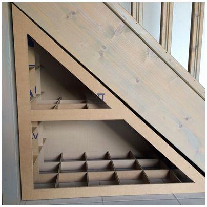 Tutoriel meuble sous escalier 1¨re partie Tu cherches des idées pour fermer le dessous d