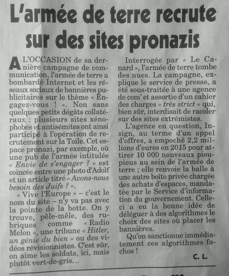 l’armée recrute.. chez les nazis l’armée recrute.. chez les nazis