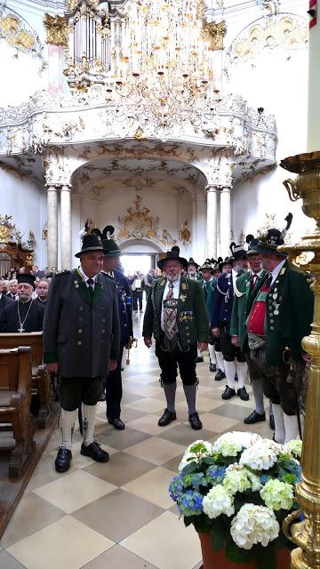 Mythos Bayern. Inauguration festive de l'exposition annuelle du Land de Bavière à l'abbaye d'Ettal. Reportage photographique.