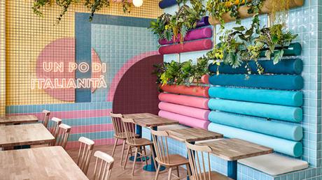 Un restaurant italien au cœur de Lyon, joyeux et haut en couleur