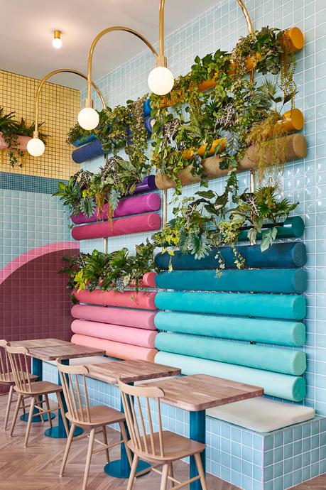 Masquespacio signe le design d'espace du restaurant italien Piada à Lyon