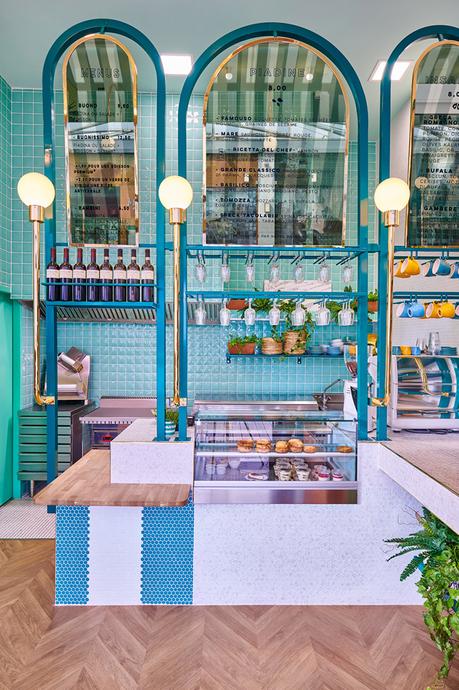 Masquespacio signe le design d'espace du restaurant italien Piada à Lyon