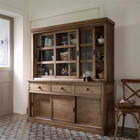 Meuble En Sapin Meuble En Sapin Vaisselier 3 Portes Coulissantes Rehausse Lunja