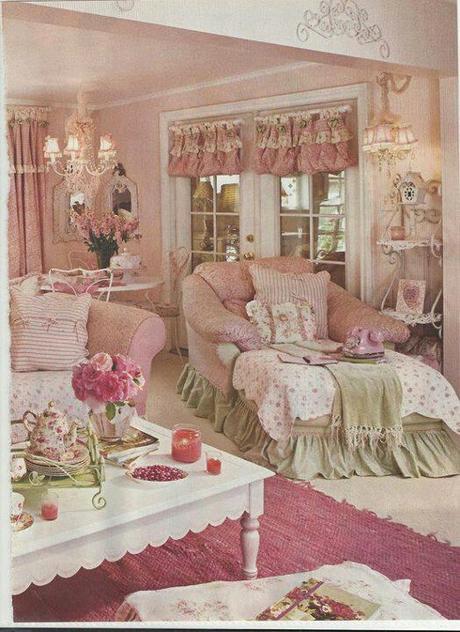 Meubles Style Anglais Shabby Pink Interieurs Style Anglais Pinterest