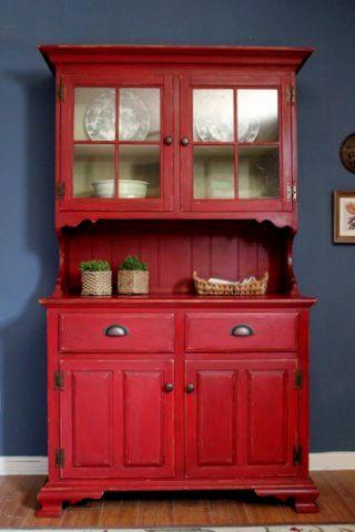Meuble Vaisselier Cuisine Oh Gosh so Pretty I Love the Red Need This for the Wall In the