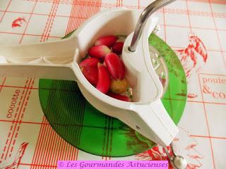 Riz aux épinards et fanes à l'ail et condiment aux radis (Vegan)