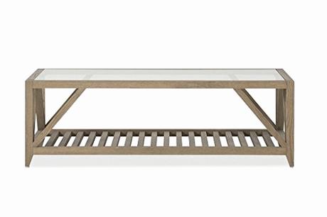 Meubles Flamand Flamant Carpenter Glass Coffee Table Weathered Natural Oak