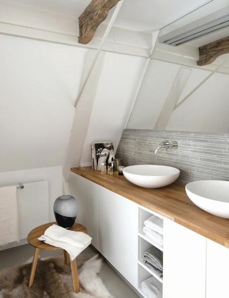 Meubles Pour Combles Mille Idées D Aménagement Salle De Bain En Photos