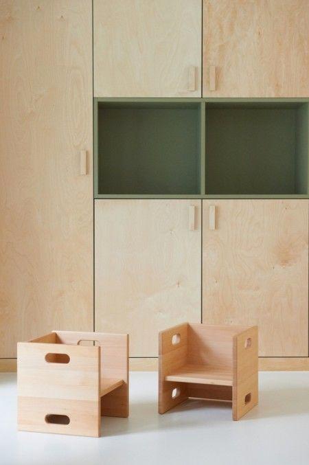 Meubles Pour Combles Chaise Bois Rangements Pinterest