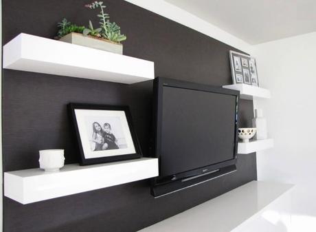 Meuble De Rangement Moderne Tv Wall Family Room Pinterest