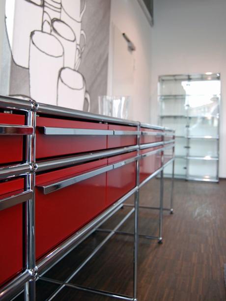 Modern modular furniture by USM Exhibition at pro office Hannover Germany