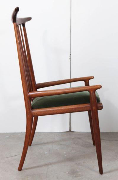 Le Corbusier Meubles Pair Of Sam Maloof Horn Back Chairs Woodworking