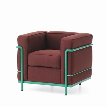 Le Corbusier Meubles Lc2 Color Le Corbusier Cassina Lounge Chair Square
