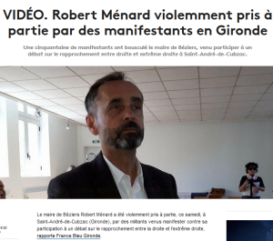 #Ménard #Béziers : qui sème la haine… récolte des seaux de pisse