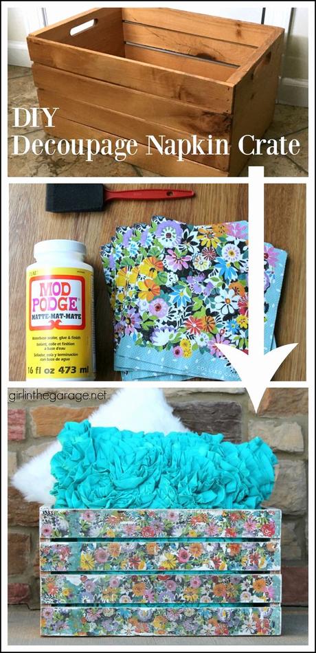 Garde Meuble 94 How to Decoupage and Distress with Napkins