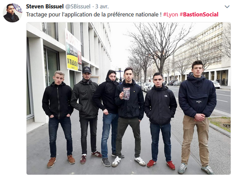 Quand le Bastion (a)Social agresse à #Lyon, c’est un #antifa qu’on arrête !