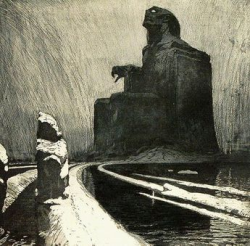 L'Idole noire (1900) Aquatinte de Frantisek Kupka (1871-1957) Centre Pompidou, Paris — 