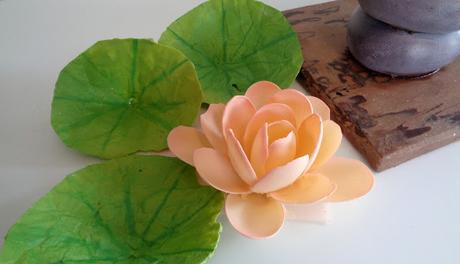 Fleur de lotus en chocolat