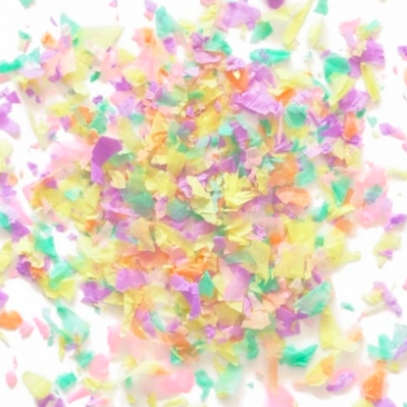 confetti pastel vegaooparty