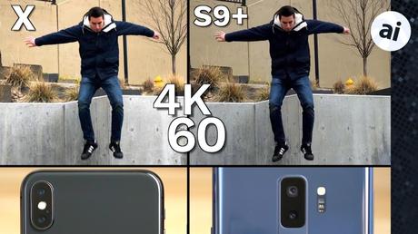 iPhone X vs Galaxy S9+ : comparatif des performances vidéo