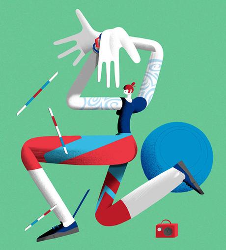 Playful illustrations by Leandro Alzate