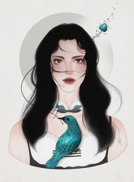 Beaux portraits dessinés par Helen Xu Beautiful portraits drawn by Helen Xu