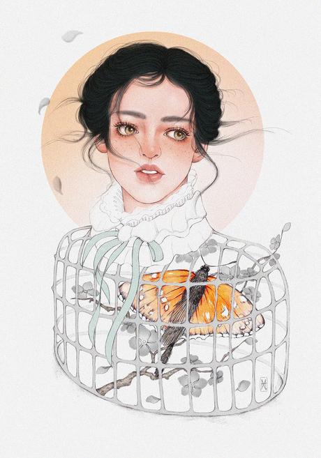 Beaux portraits dessinés par Helen Xu Beautiful portraits drawn by Helen Xu