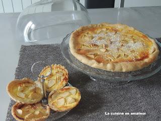 Tarte façon  normande et pâte minute