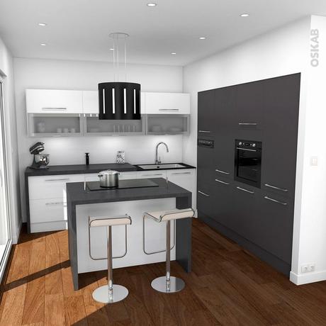 Idée relooking cuisine – Cuisine design avec ilot central blanche Vous cherchez des idées pour un lot central dans votre cuisine Découvrez ces 43 cuisines équipées d un lot central tous les styles et tous les bud s