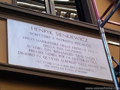 A Rome, il n' y en a que pour  Henryk Sienkiewicz