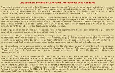 Festival International de la Coolitude 16-20 mai 2018