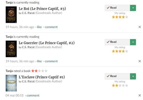 Prince captif : une trilogie fantasy captivante