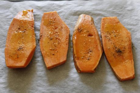 Tartines de patate douce