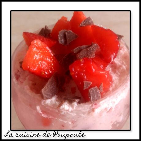 Mousse de fraises au thermomix (sans gluten)