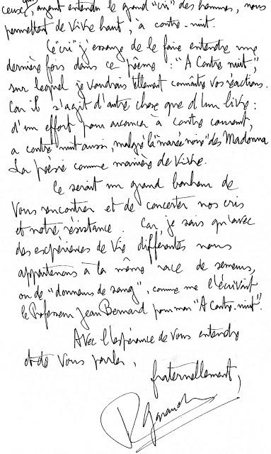 Deux lettres de Roger Garaudy à Bernard Moitessier (février 1988)
