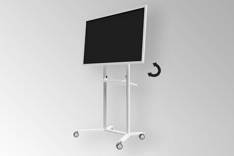 Le chariot qui passe du mode paysage au mode portrait en un tour de main Le chariot qui passe du mode paysage au mode portrait en un tour de main