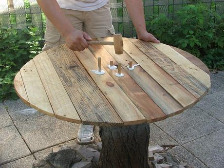 Meuble De Jardin En Teck Construire Une Table De Jardin En Bois Maison Design Bahbe