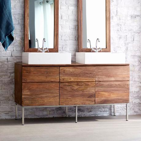 Meuble Salle De Bain 135 Cm Meuble Salle De Bain En Bois De Palissandre 155 Nova