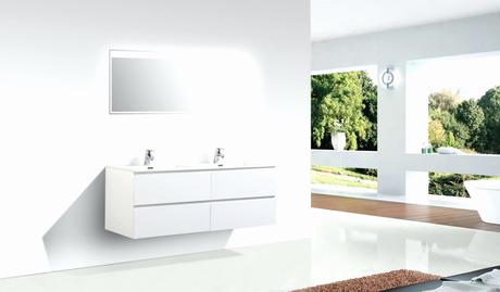 Meuble Salle De Bain 135 Cm Baignoire Blanc Mat Avec Design D Int Rieur Petite Baignoire Ilot