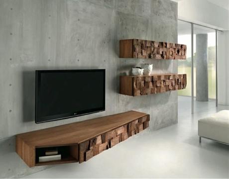 Meuble Living Design Meuble Télé Suspendu Moderne Pour Un Salon Minimaliste