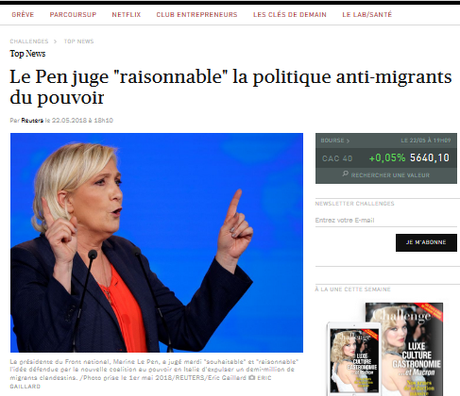 Renvoyer des migrants à la mort est donc une « politique raisonnable », selon Le Pen #FN