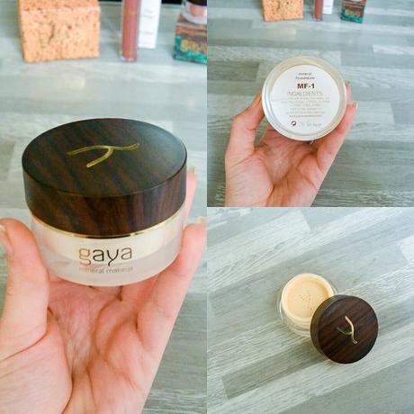 Je vous présente 3 produits de la marque Gaya Cosmetics ..